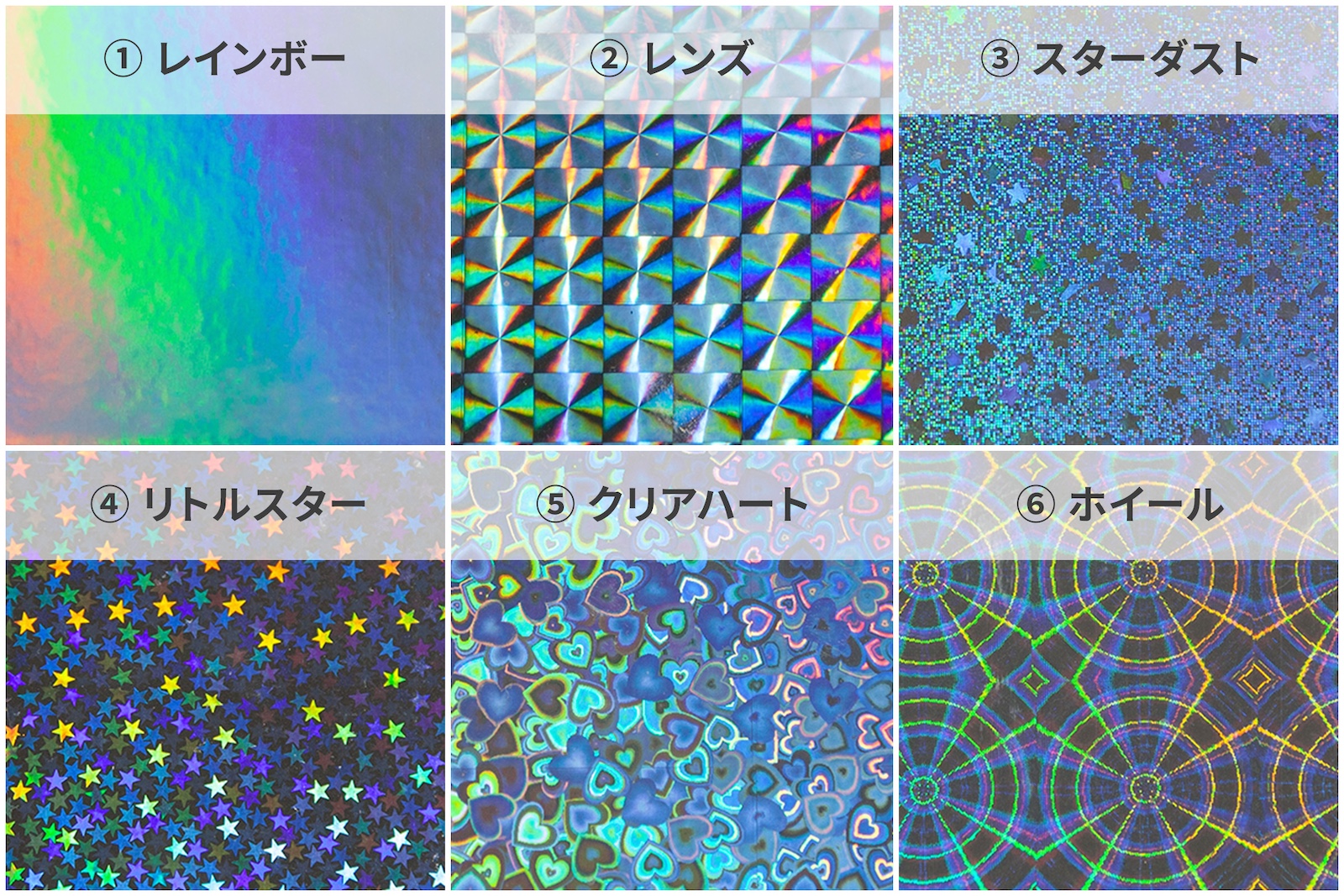 ホログラムの種類