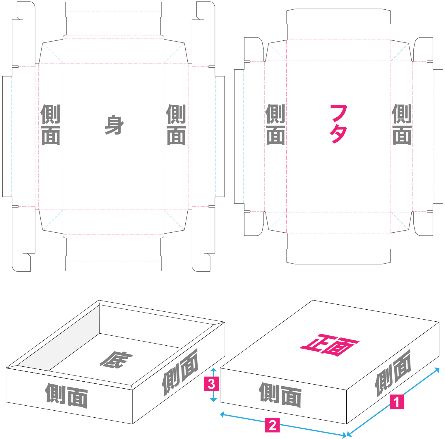 組箱　額有り