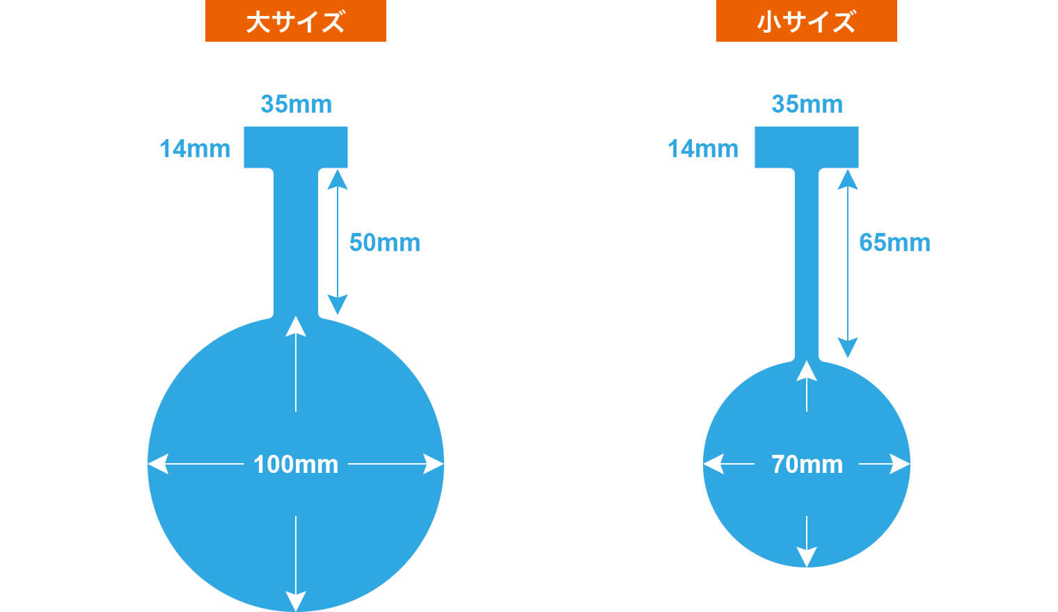 定形サイズ丸型